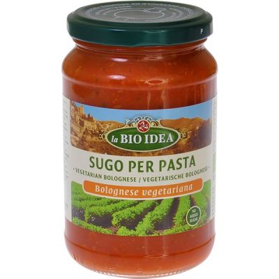 Pastasaus Sugo bolognese vegetariana van La Bioidea, 6 x 340 g