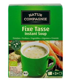 1-kops groente instant soep van Natur Compagnie, 12 x 3 stk