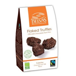 Truffels Flaked (Dark) van Belvas, 6x 100 gr