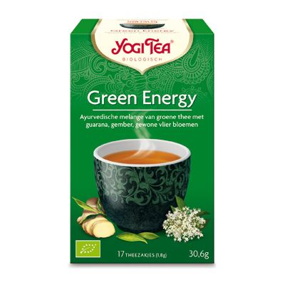 Green Energy van Yogi Tea, 6x 17 blt