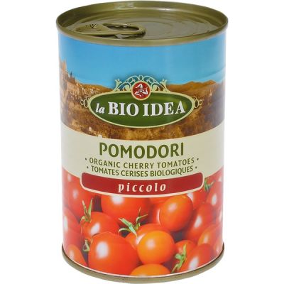 Cherrytomaatjes in blik van La Bioidea, 12 x 400 g