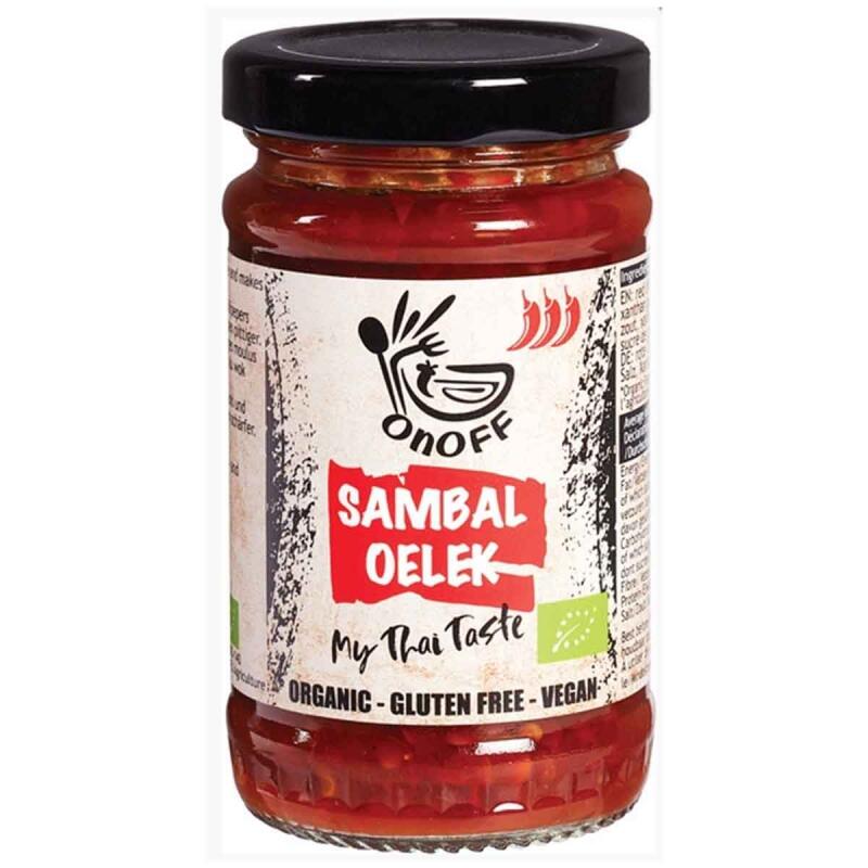 Sambal oelek van Onoff spices!, 6 x 110 g