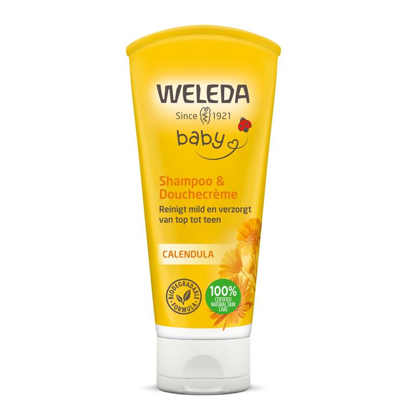 Calendula Babyshampoo & Douchecrème Baby van Weleda, 1x 200ml