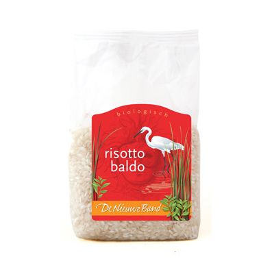 Risotto Rijst Baldo Wit van De Nieuwe Band, 8x 500 gr