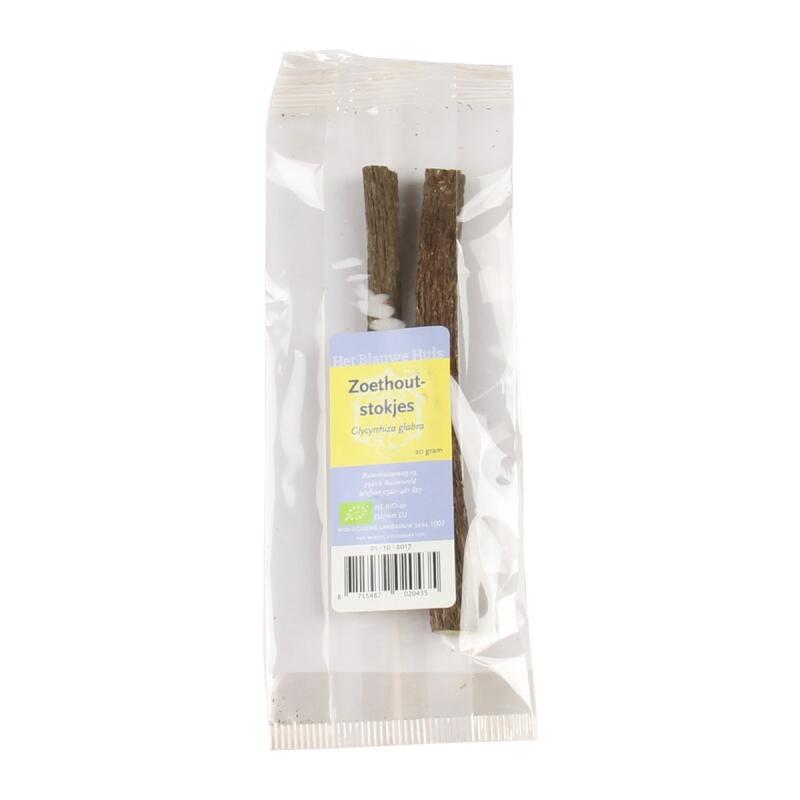 Zoethoutstokjes van Het Blauwe Huis, 5x 20 gr