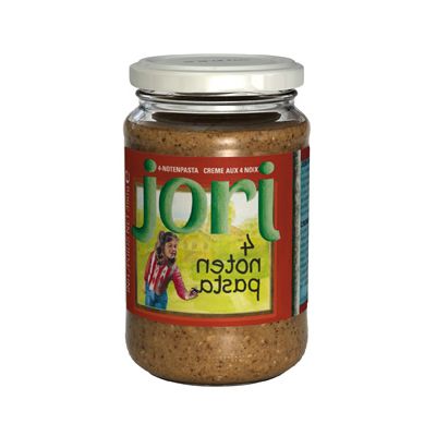 Notenpasta  pinda-cashew-amandel-hazelnoot van Jori, 6x 350 gr