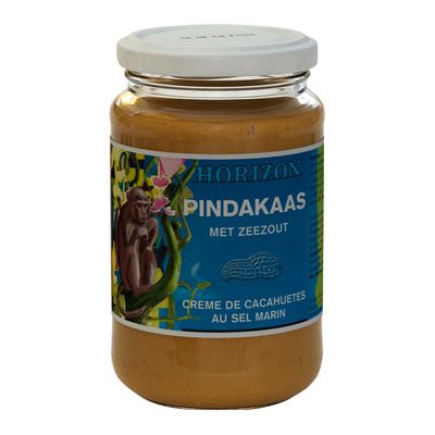 Pindakaas met zout van Horizon, 6x 350 gr