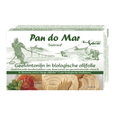 Geelvintonijn in biologische extra vierge olijfolie van Pan do M