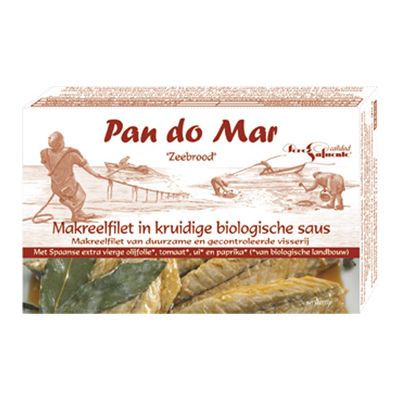 Makreelfilet in kruidige saus van Pan do Mar, 10x 120 gr
