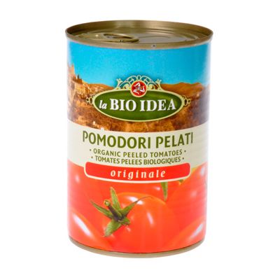 Gepelde Tomaten, van La Bioidea, 12 x 400 g