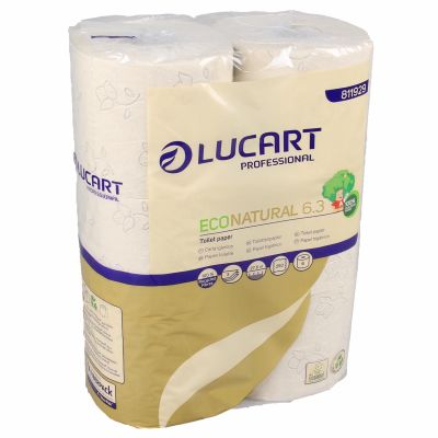 Toiletpapier 3 laags van Lucart, 5 x 6 stk