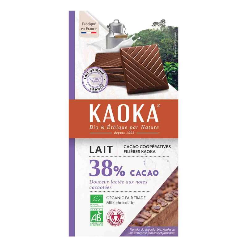 Choc bar milk 36% van Kaoka, 17 x 100 g