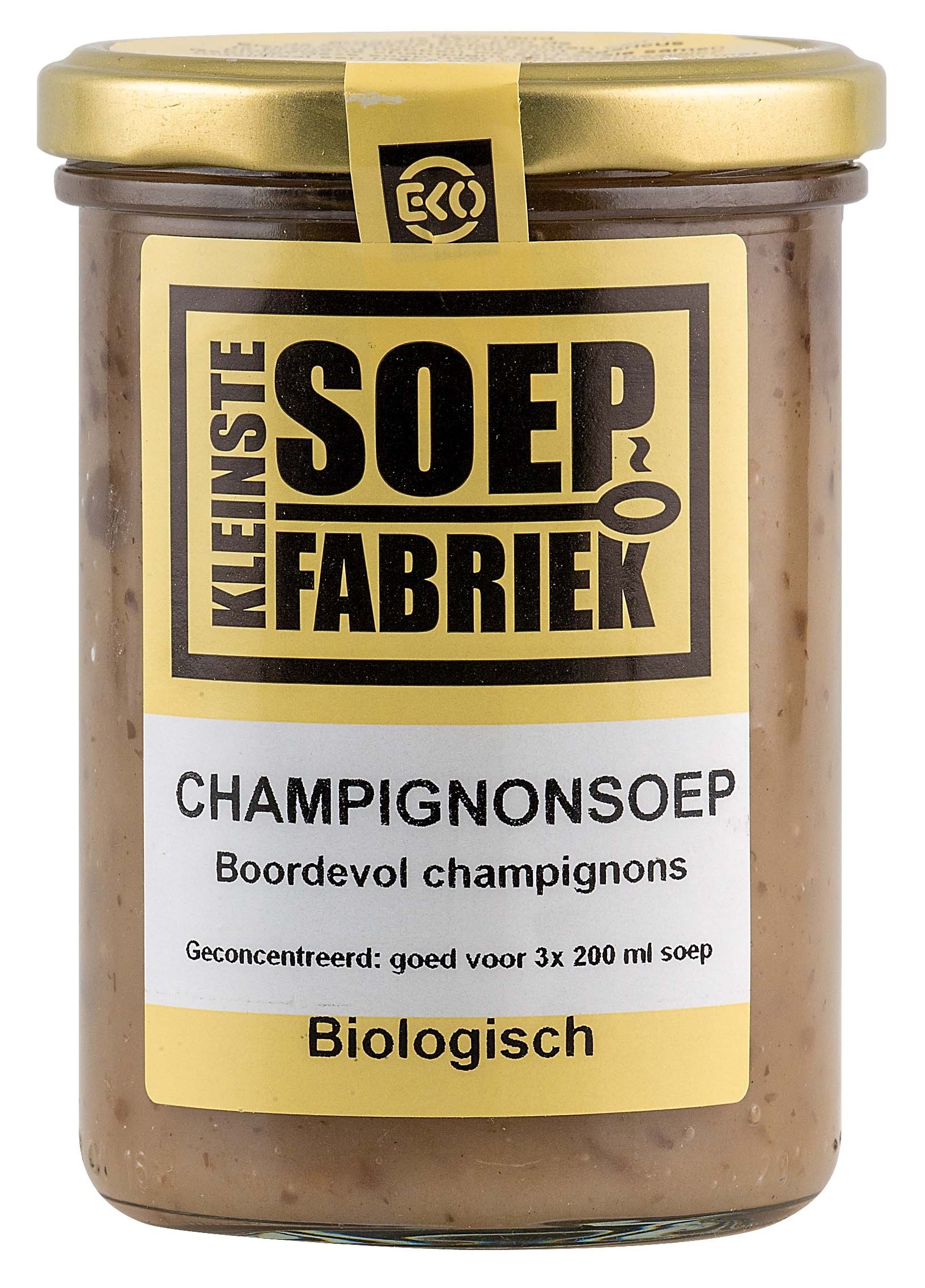Champignonsoep van KleinsteSoepFabriek, 6x 400 ml
