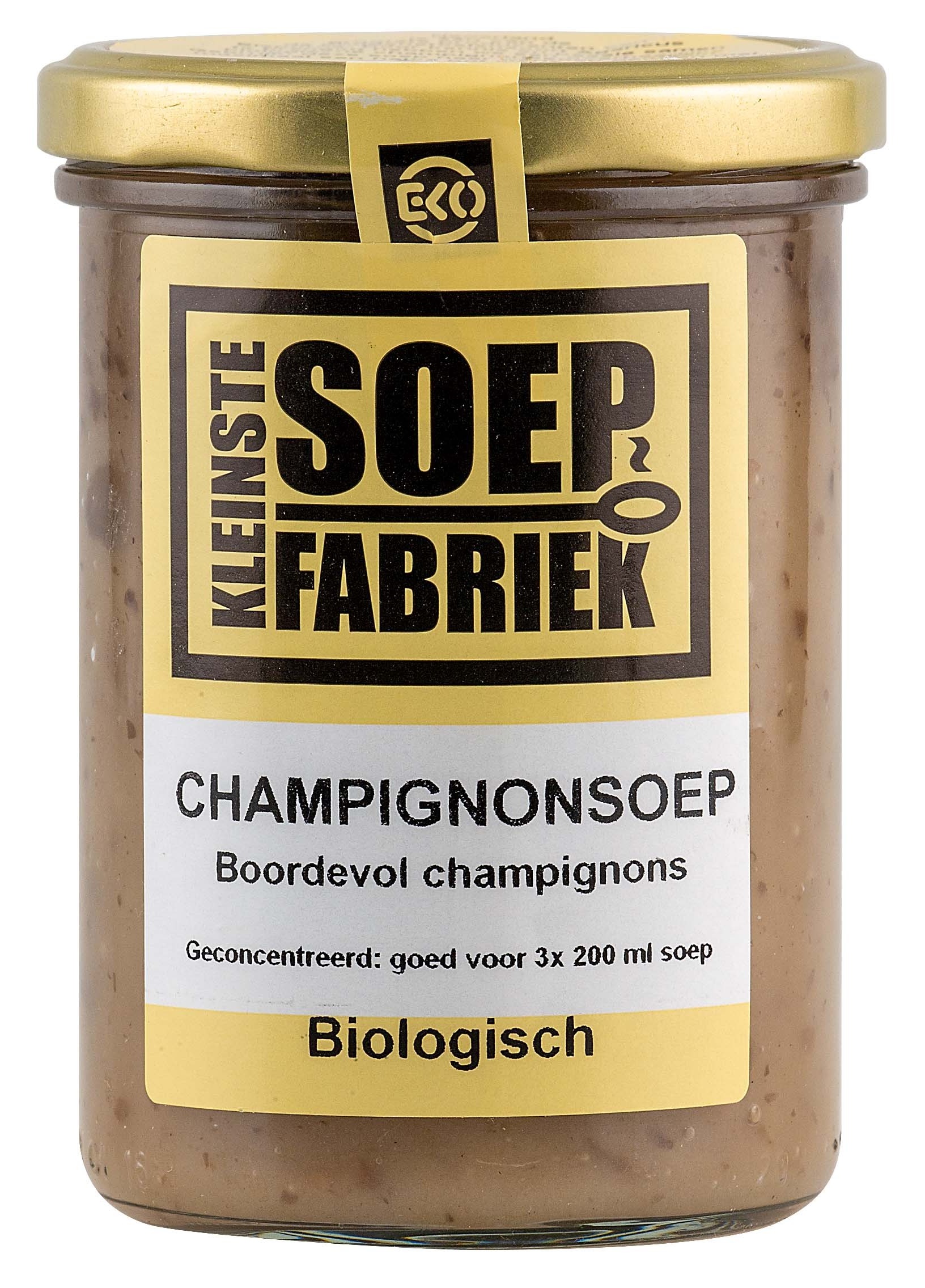 Champignonsoep van KleinsteSoepFabriek, 6x 400 ml