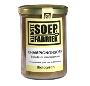 Champignonsoep van KleinsteSoepFabriek, 6x 400 ml