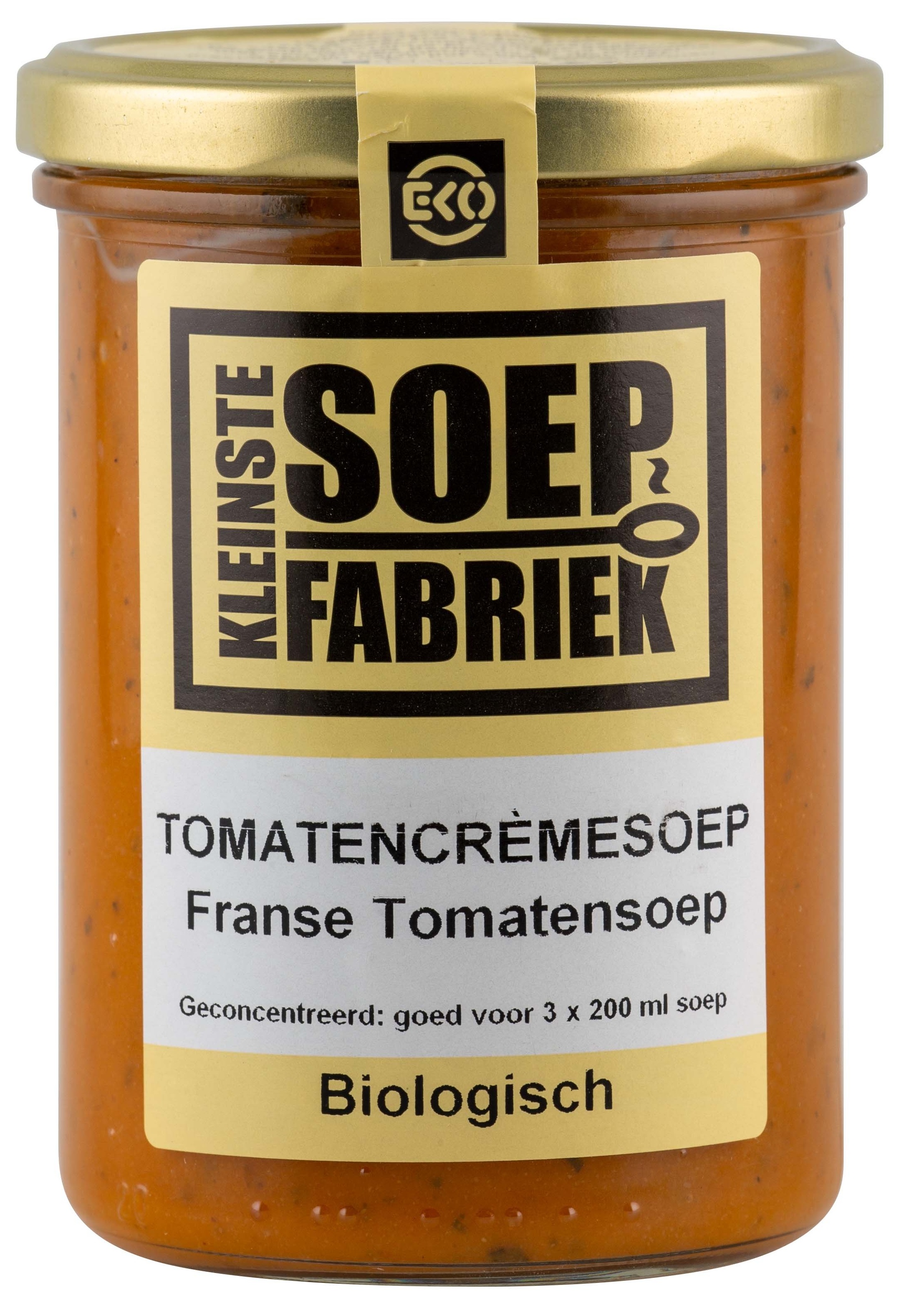 Tomaten-Cremesoep van KleinsteSoepFabriek, 6x 400 ml