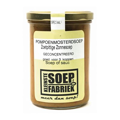 Pompoenmosterdsoep van KleinsteSoepFabriek, 6x 400 ml