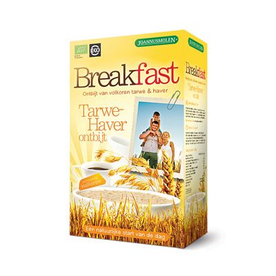 Breakfast Tarwe-Haver-Ontbijt van Joannusmolen, 6x 300 gr
