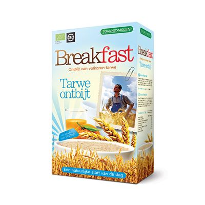 Breakfast tarwe ontbijt van Joannusmolen, 6x 300 gr