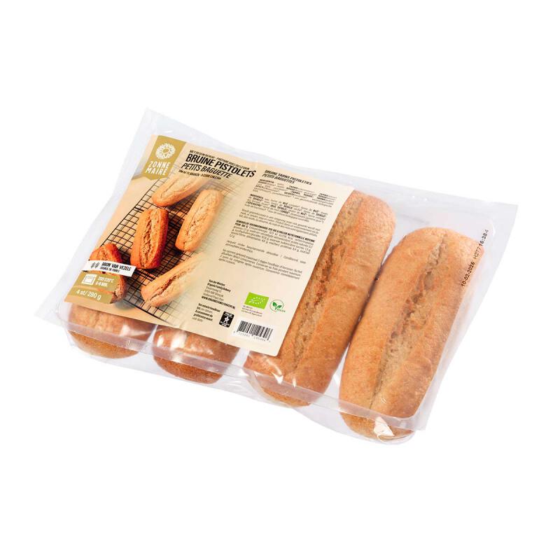 Pistolets bruin afbak van Zonnemaire, 6 x 4 stk