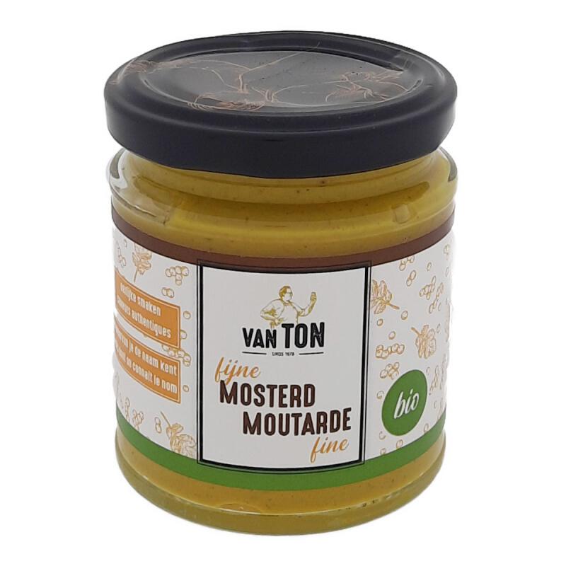Mosterd fijn van Ton, 6 x 170 ml