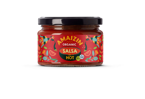 Dipsaus Salsa hot van Amaizin, 6 x 260 g