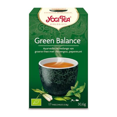 Green Balance van Yogi Tea, 6x 17 blt
