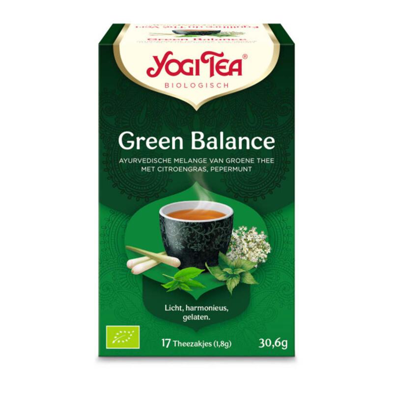 Green Balance van Yogi Tea, 6x 17 blt