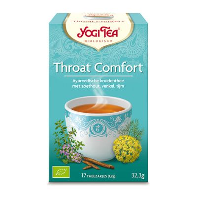 Throat Comfort Tea van Yogi Tea, 6x 17 blt