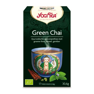 Green Chai van Yogi Tea, 6x 17 blt