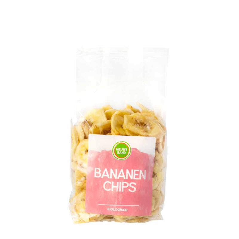 Bananenchips van De Nieuwe Band, 6x 250 gr.