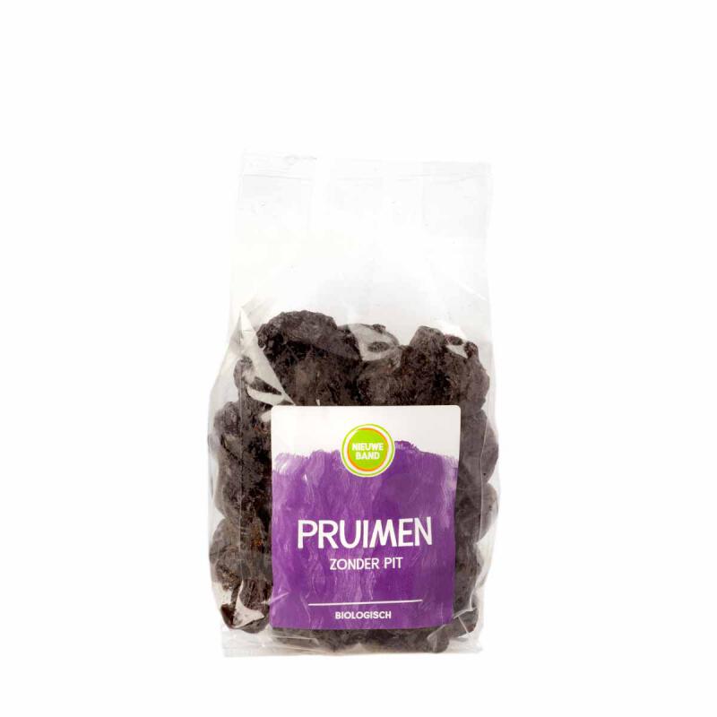 Pruimen, gedroogd, zonder pit van De Nieuwe Band, 6x 500 gr