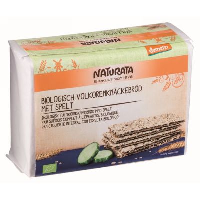 Knackebrod volkoren spelt van Naturata, 12 x 250 g