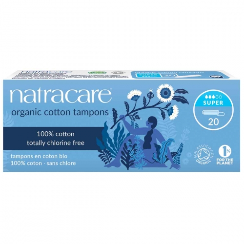 Tampons Super van Natracare, 12x 20 st