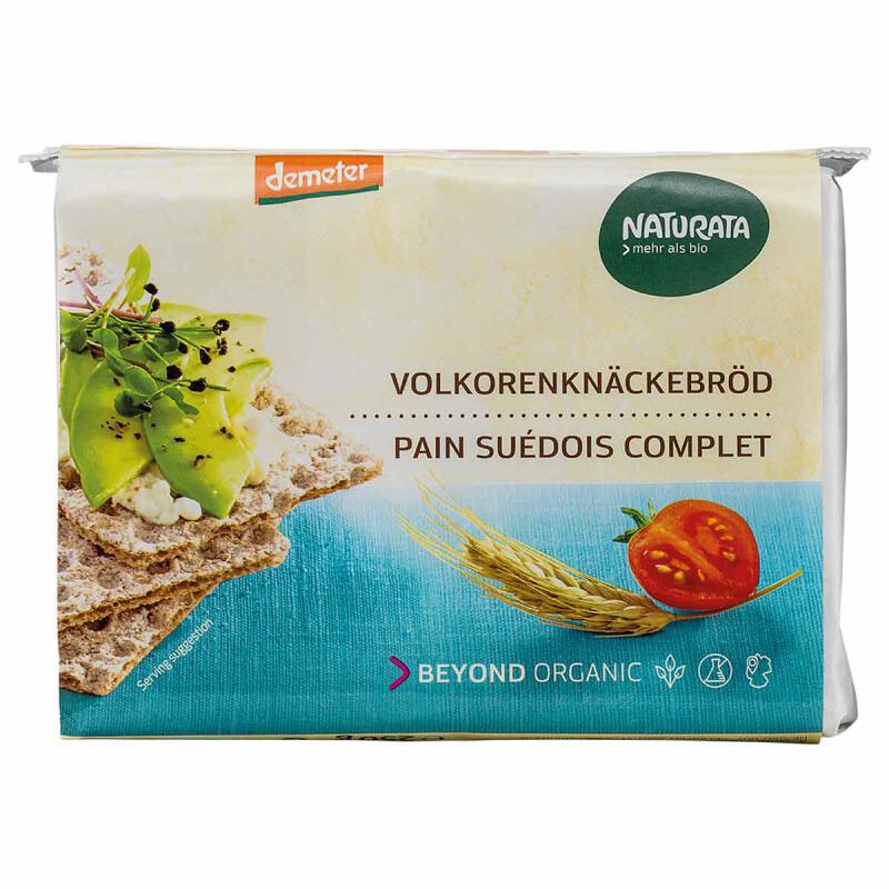 Knäckebröd volkoren rogge van Naturata, 12 x 250 g