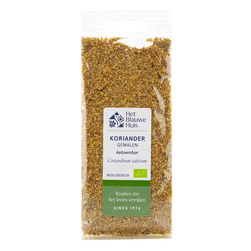 Koriander, Gemalen (Ketoembar) van Het Blauwe Huis, 5x 25 gr