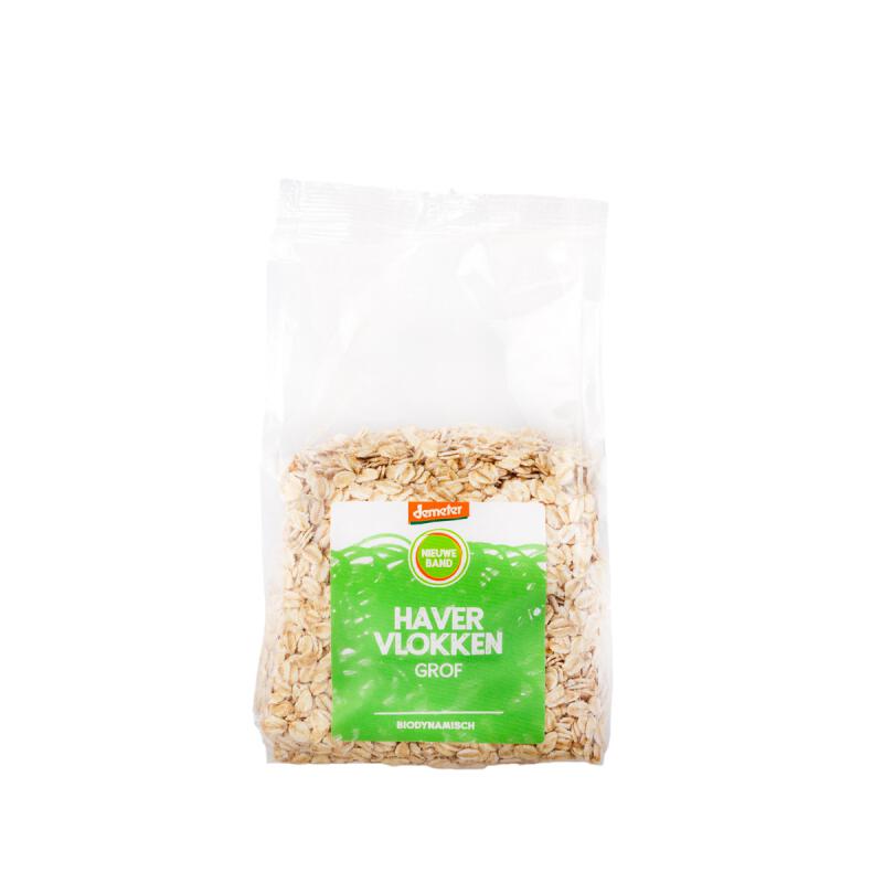 Havervlokken grof van De Nieuwe Band, Demeter, 6x 500 gr
