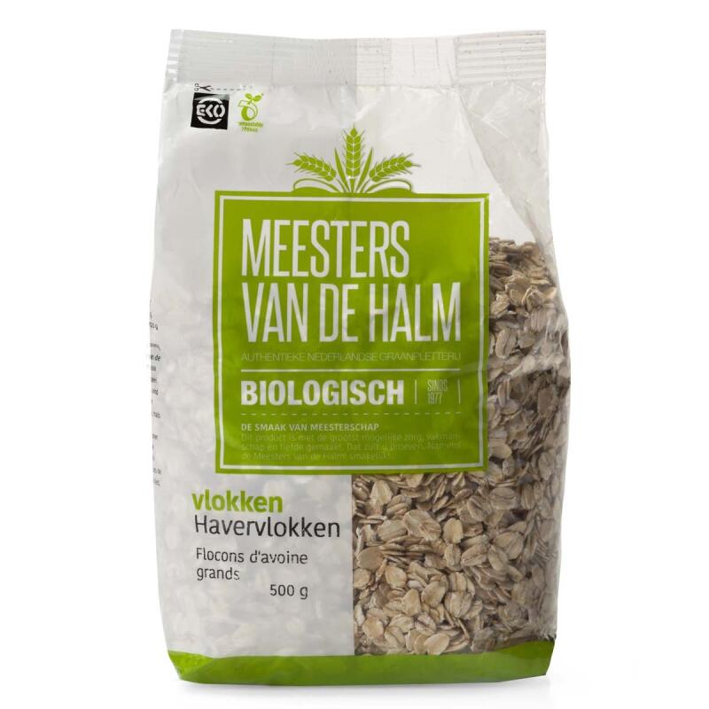Havervlokken grof van Meesters van de Halm, 6x 500 gr