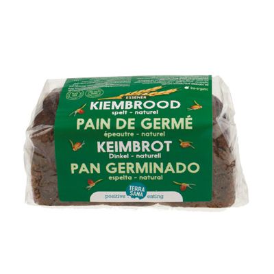 Kiembrood spelt van TerraSana, 8x 400 gr. Speltbrood!