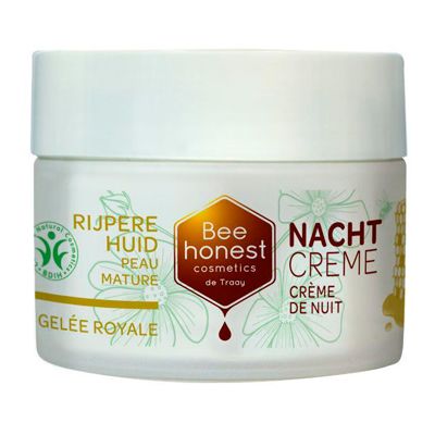 Gelee royale nachtcreme van Bee honest, 1 x 50 ml