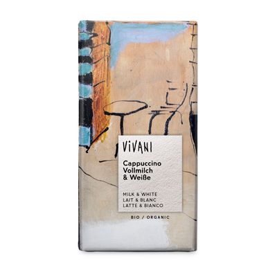 Chocolade Cappuccino van Vivani, 10x 100 gr