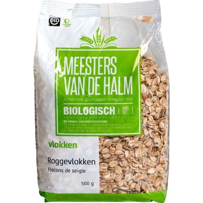 Roggevlokken van Meesters van de Halm, 6x 500 gr