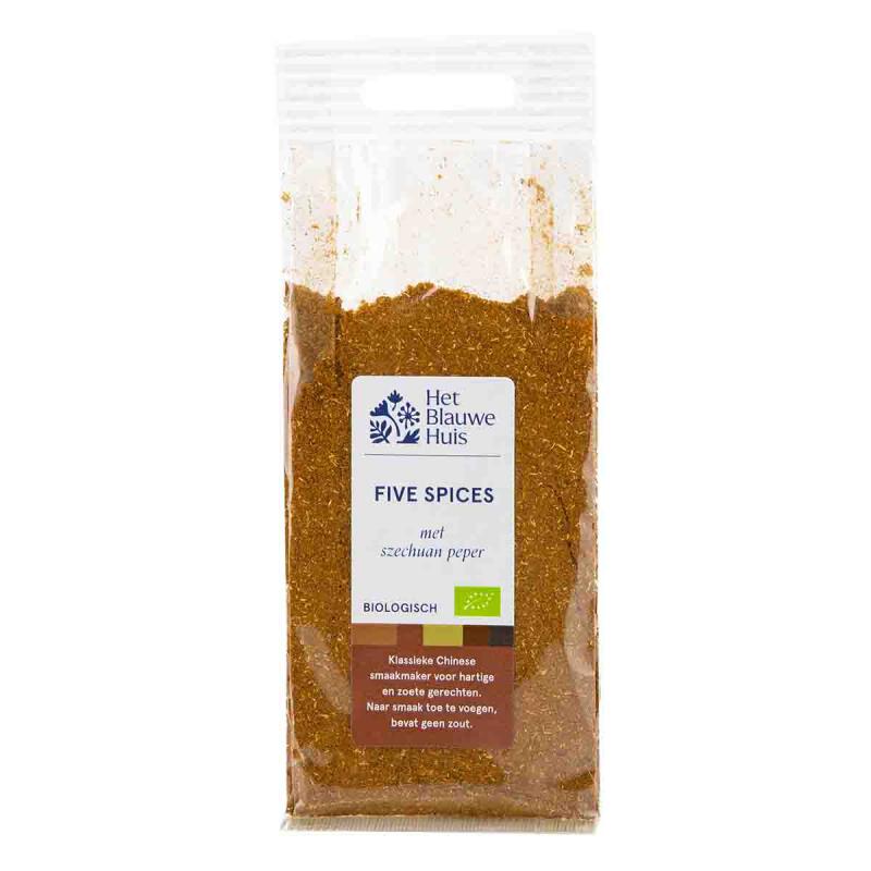 5 Spices (Chinees Mengsel) van Het Blauwe Huis, 5x 20 gr