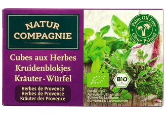 Herbes de prov. kruidenblokjes van Natur Compagnie, 12 x 80 g
