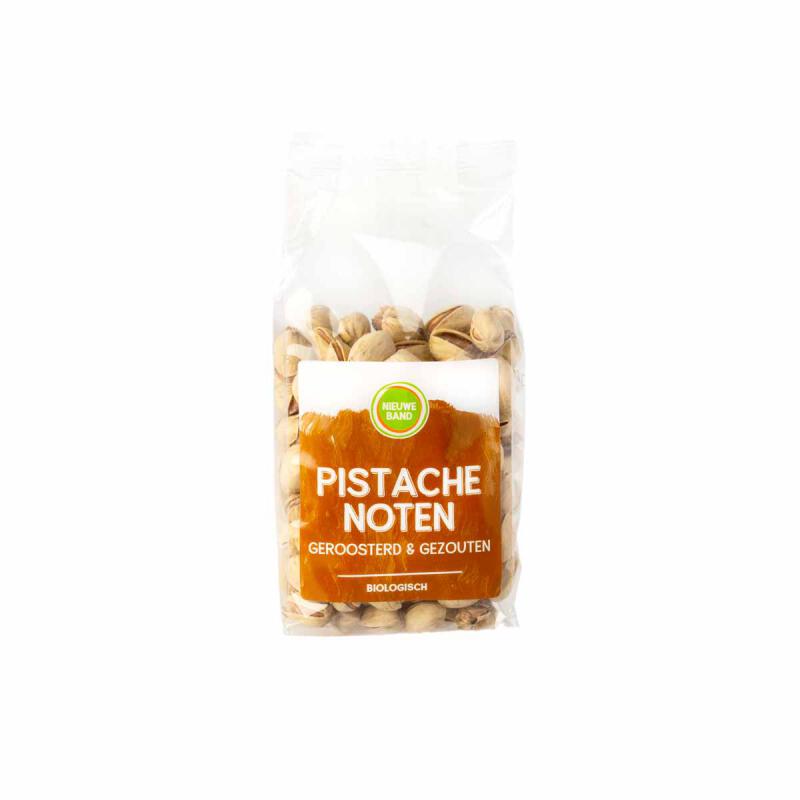 Pistachenoten geroosterd en gezouten van De Nieuwe Band, 8x 200