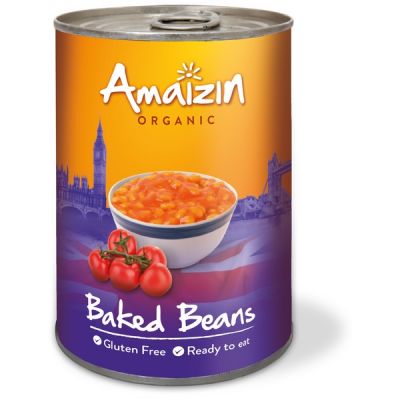 Baked beans van Amaizin, 6 x 400 g