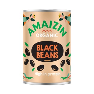 Zwarte bonen van Amaizin, 6 x 400 g