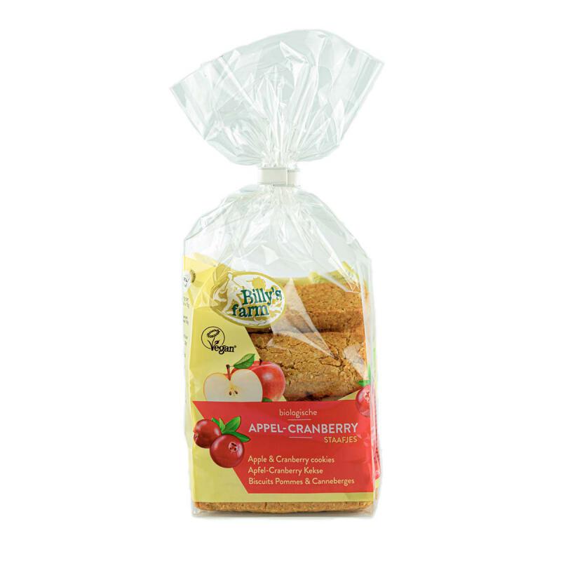 Speltstaafjes appel en cranberry van Billy`s Farm, 8 x 175 g