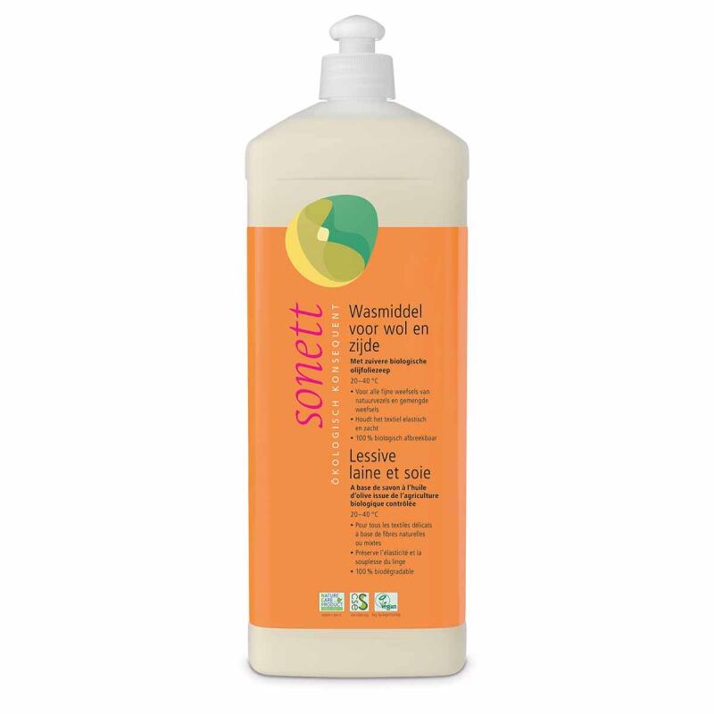 Wasmiddel wol zijde sensitief van Sonett, 6 x 1 l