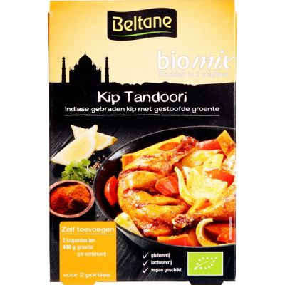 Kruidenmix Kip tandoori van Beltane, 10 x 22 g